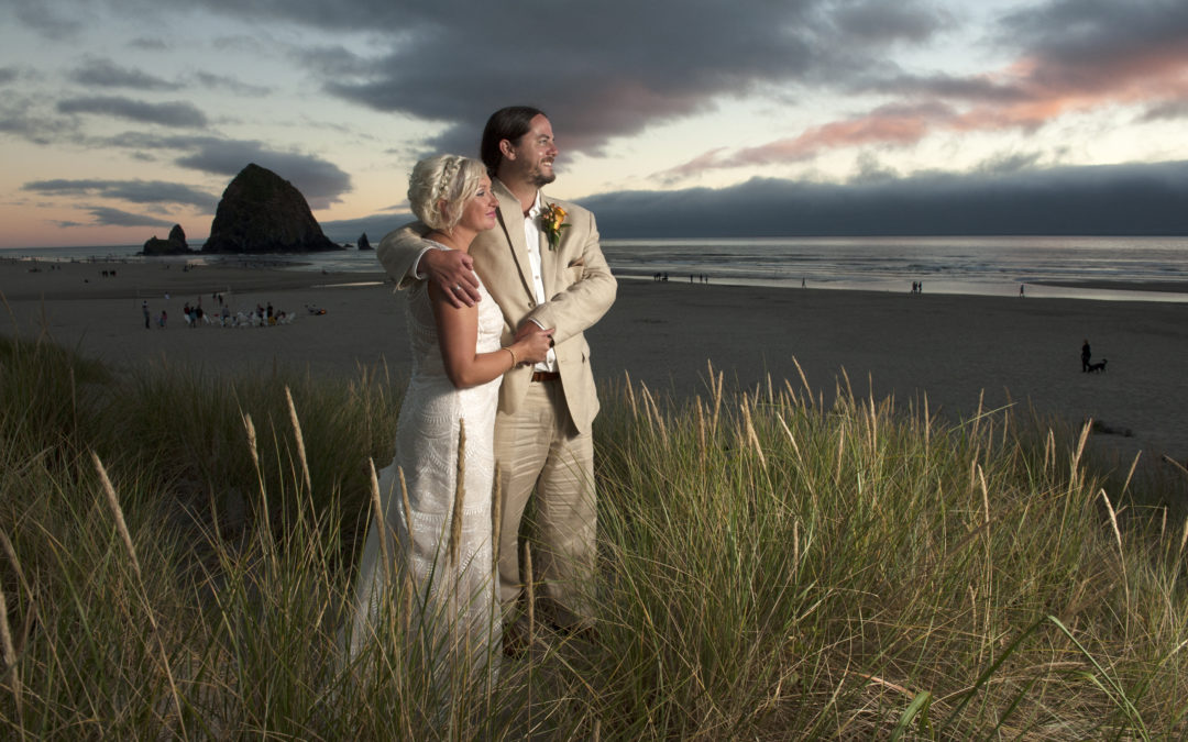 Jenna Bennett Weds and Brandon Jackson in July Oceanside Ceremony